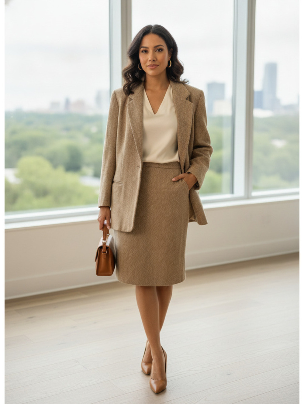 Vtge Joan Leslie 2 piece women's suit
